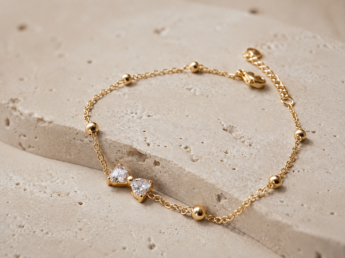 Bracciale Fiocco con Zirconi