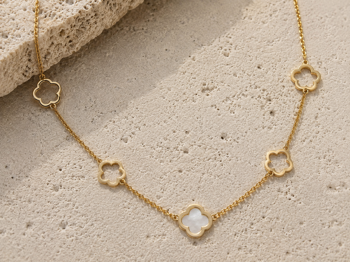 Collana Fiori in Madreperla