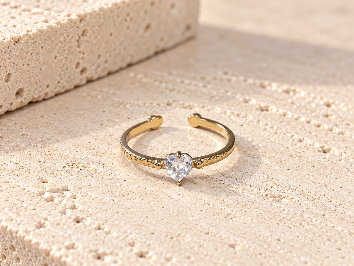Anello Cuore Luce