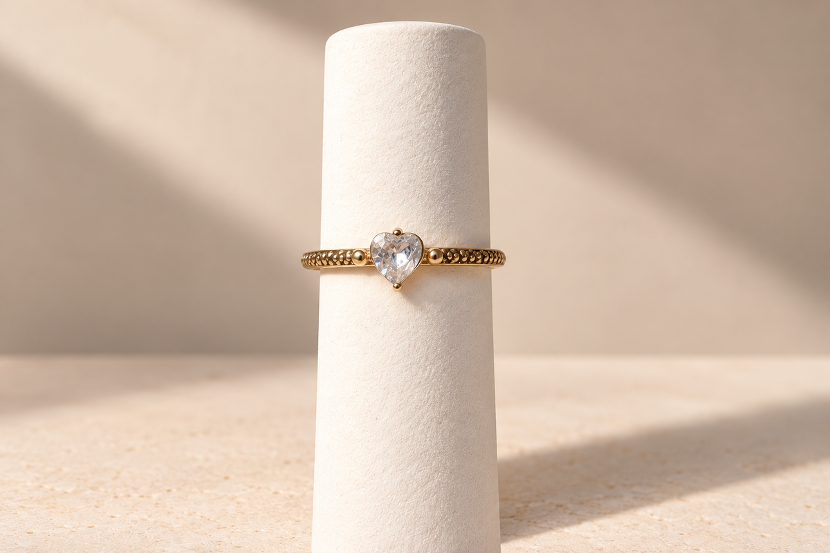Anello Cuore Luce