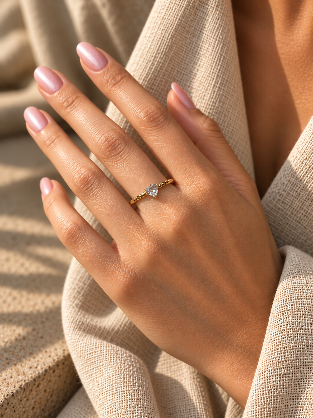 Anello Cuore Luce