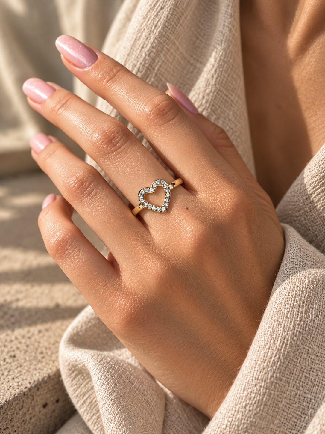 Anello Cuore di Luce