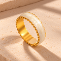 Anello Madreperla Avorio