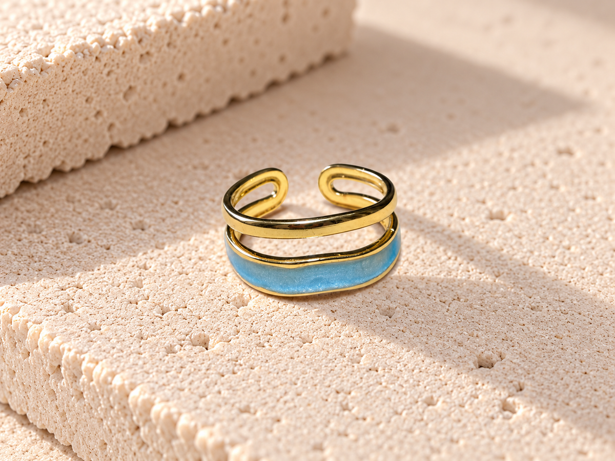 Anello Onda Azzurra