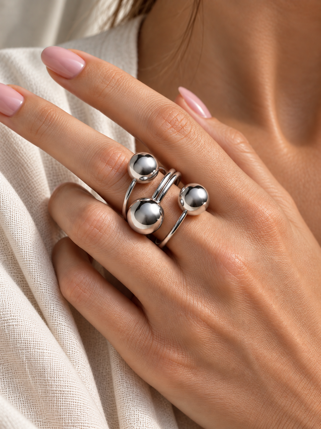 Anello Tre Sfere