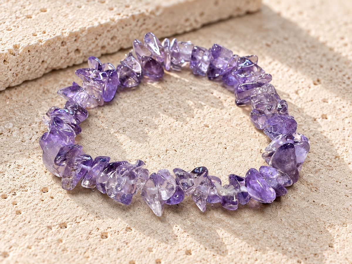 Bracciale Ametista Chips