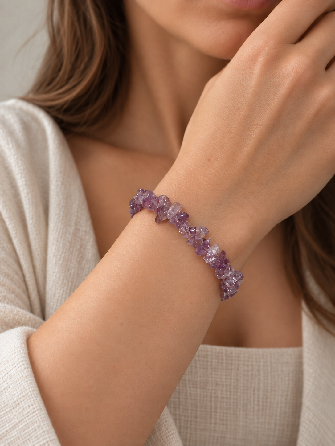 Bracciale Ametista Chips