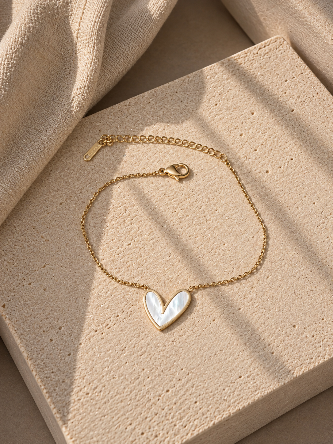 Bracciale Cuore Madreperla