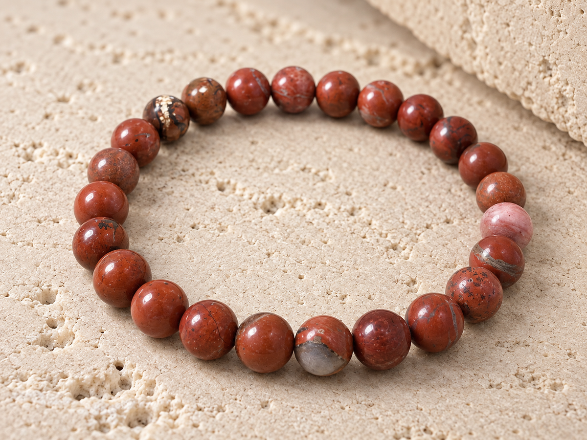 Bracciale Diaspro Rosso