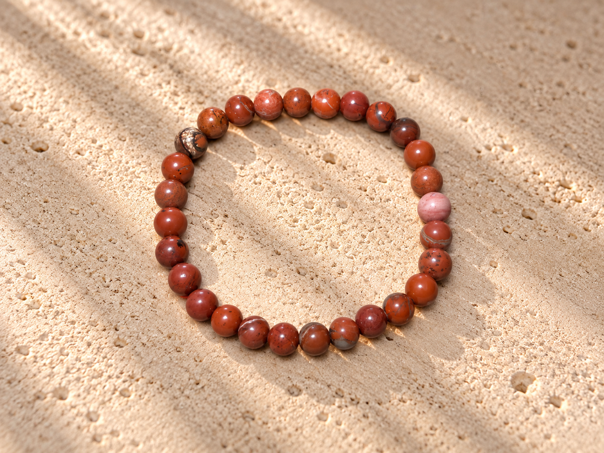 Bracciale Diaspro Rosso