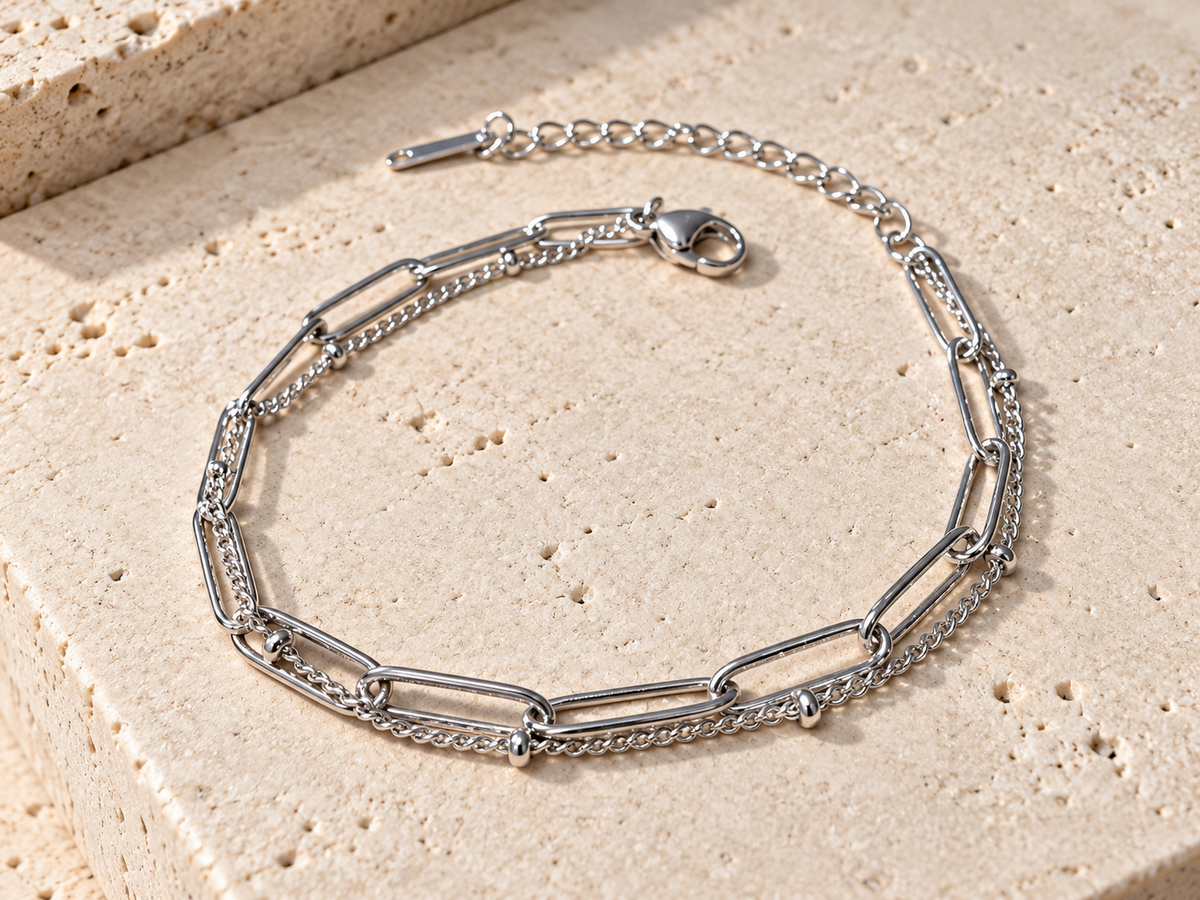 Bracciale Doppia Catena