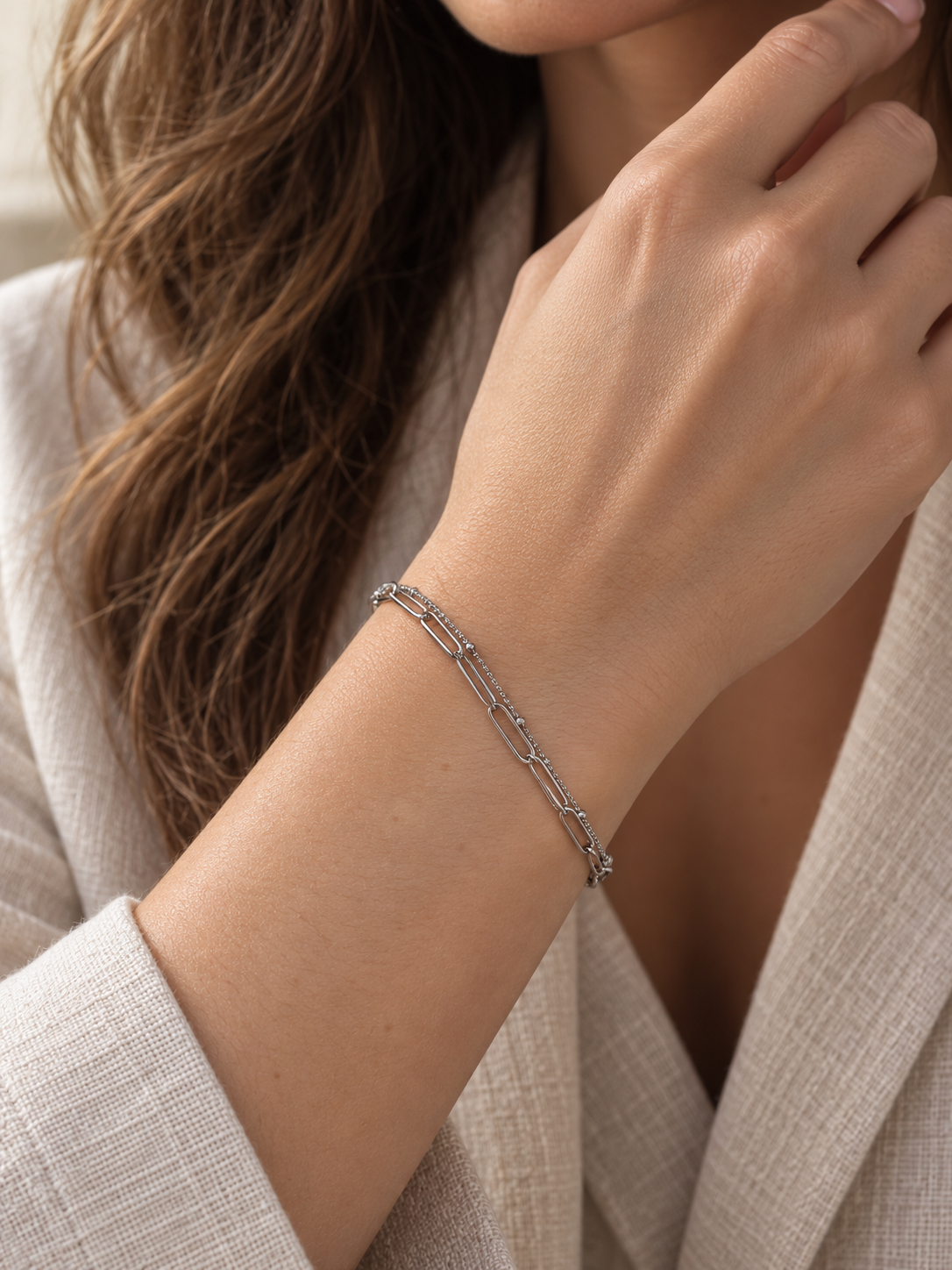 Bracciale Doppia Catena