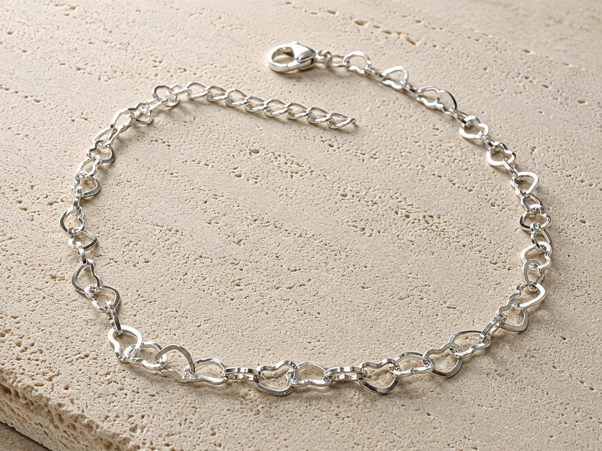 Bracciale Maglie Cuore