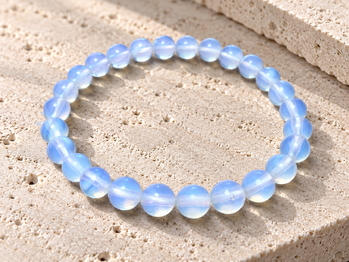 Bracciale Opale Bianco