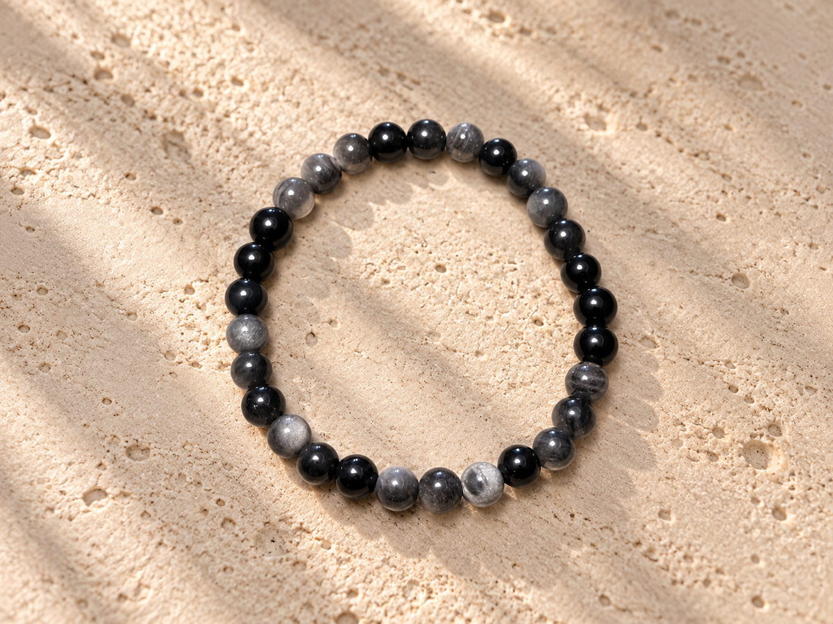 Bracciale Ossidiana Argento