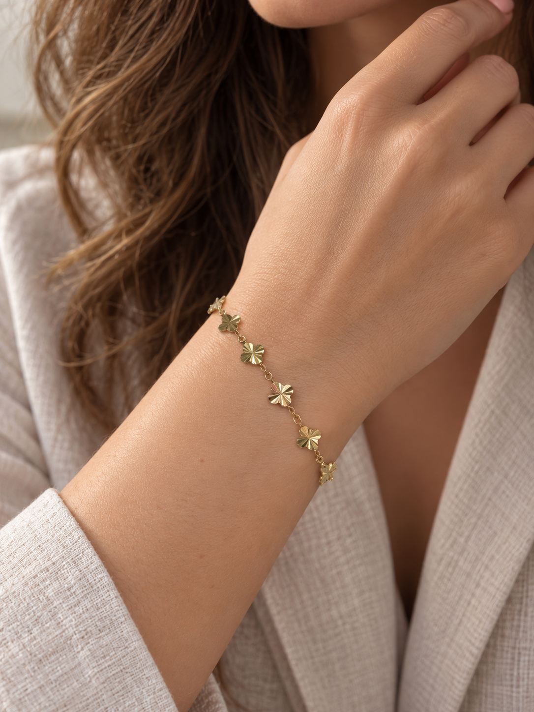 Bracciale Quadrifogli