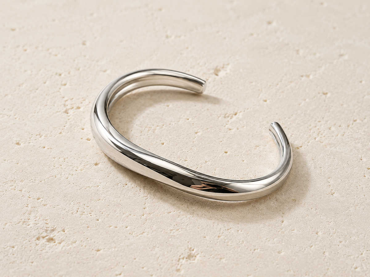 Bracciale Rigido Ondulato