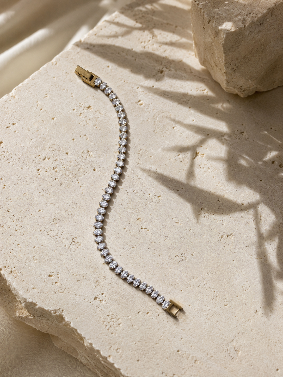 Bracciale Tennis con Zirconi Ovali