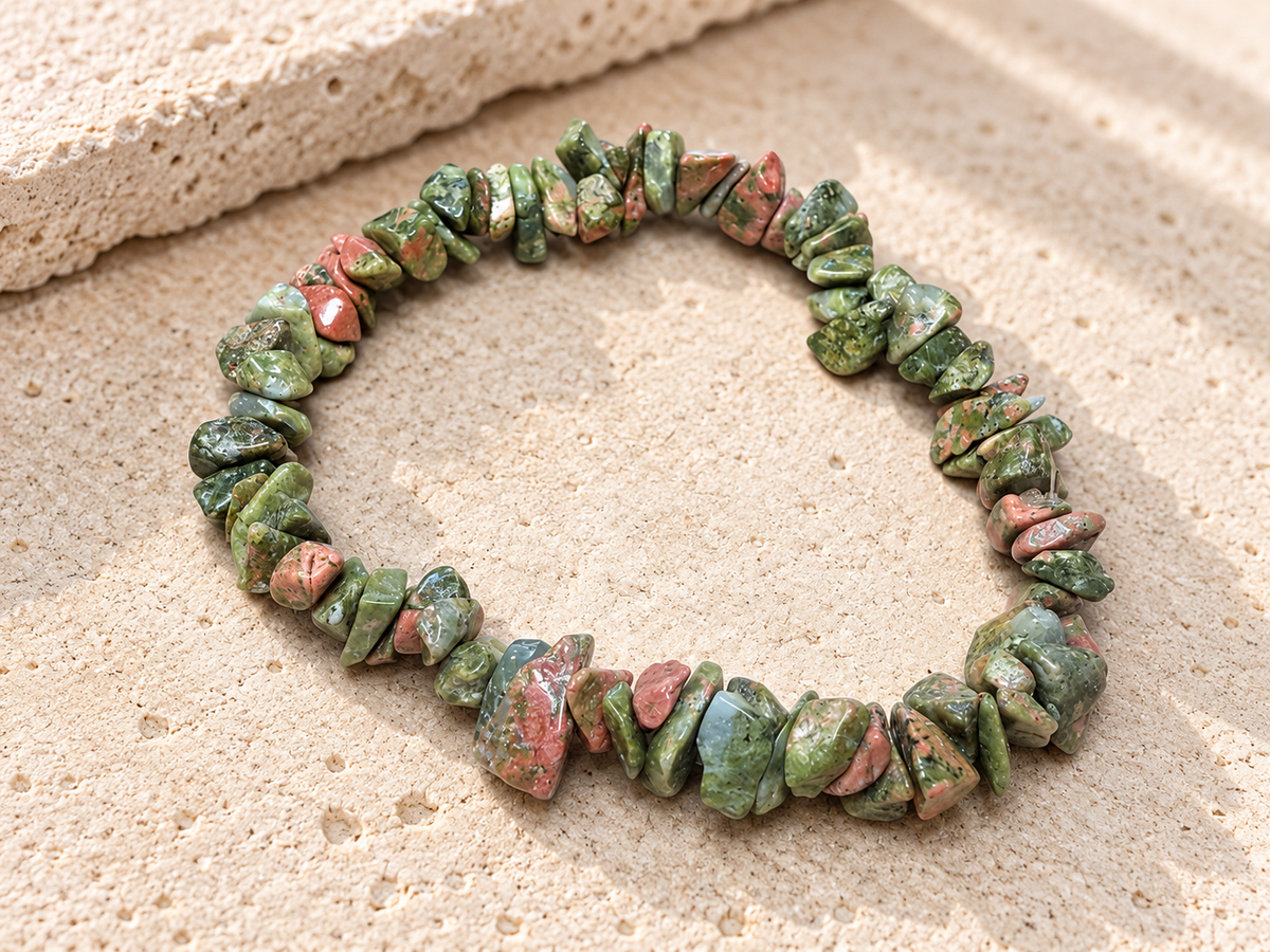 Bracciale Unakite Chips