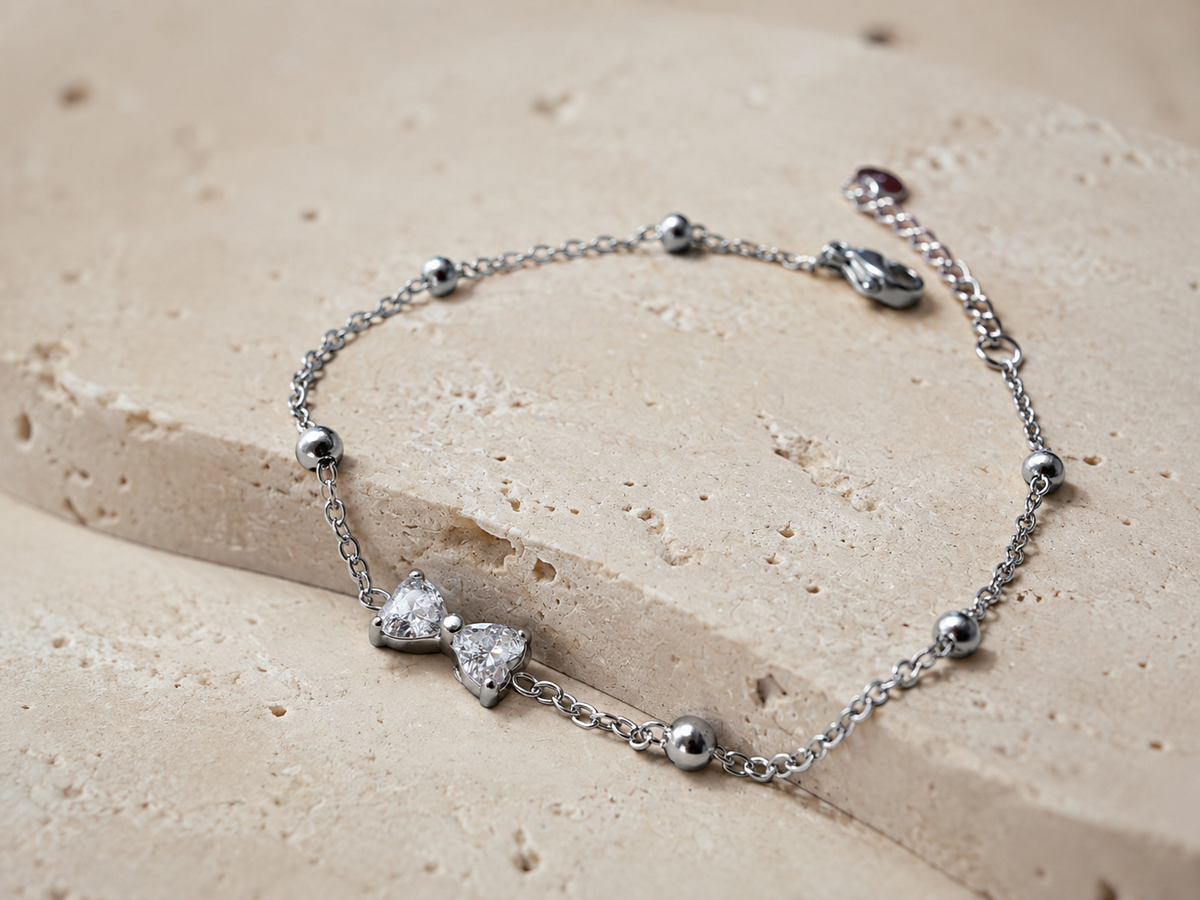 Bracciale Fiocco con Zirconi