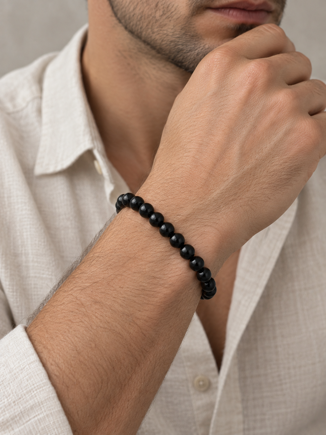 Bracciale Onice Nero