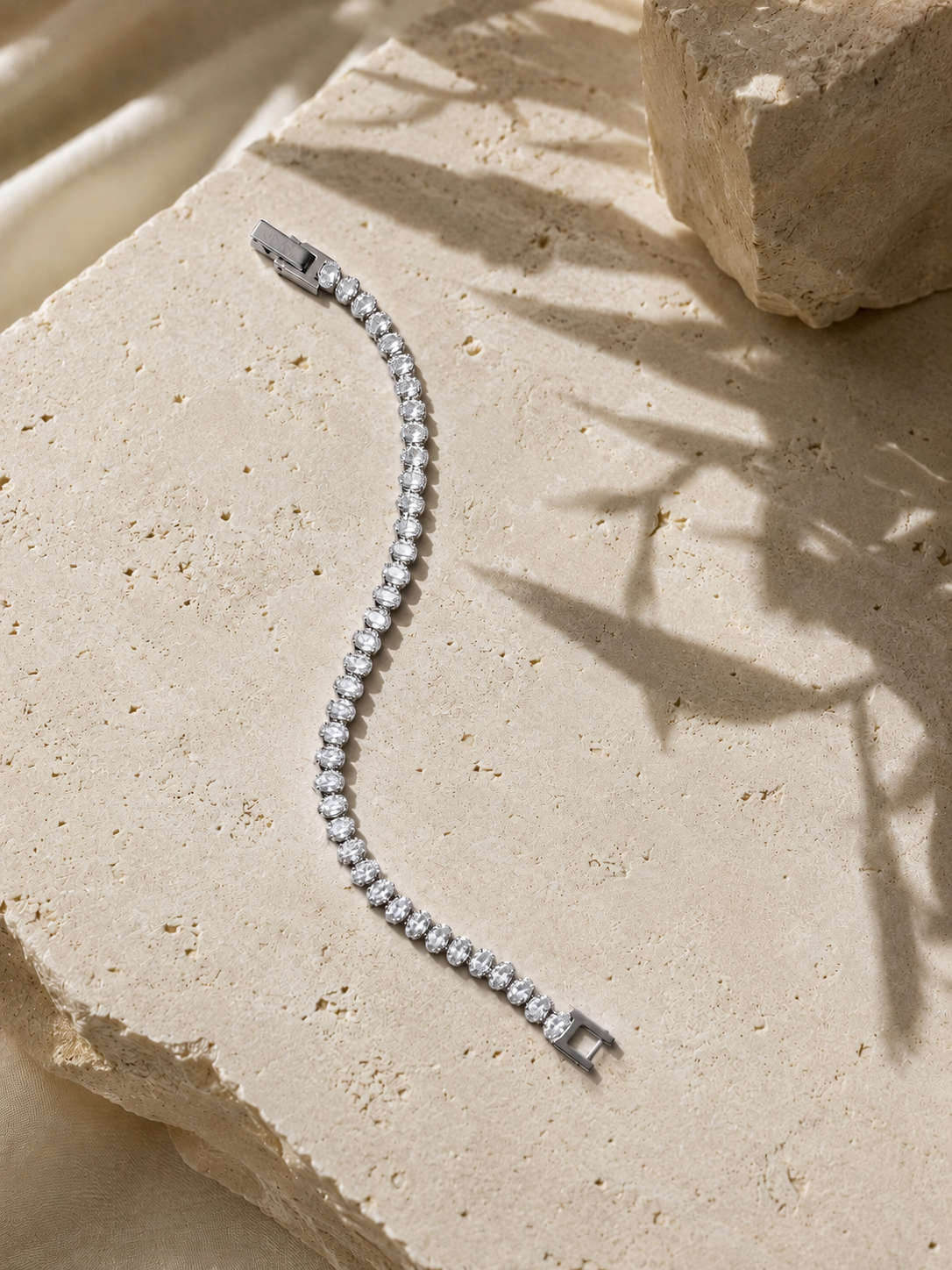 Bracciale Tennis con Zirconi Ovali