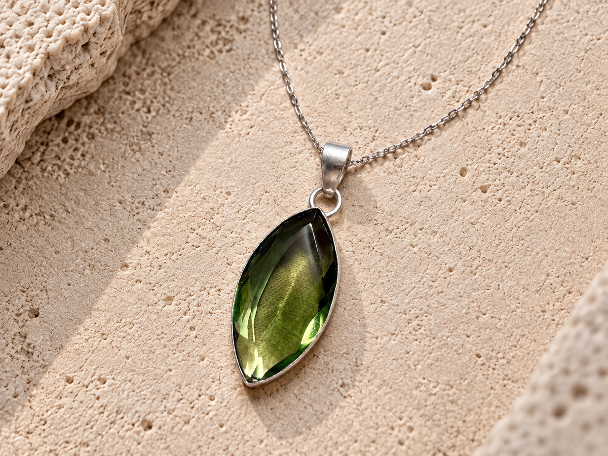 Collana Marquise Ametista Verde