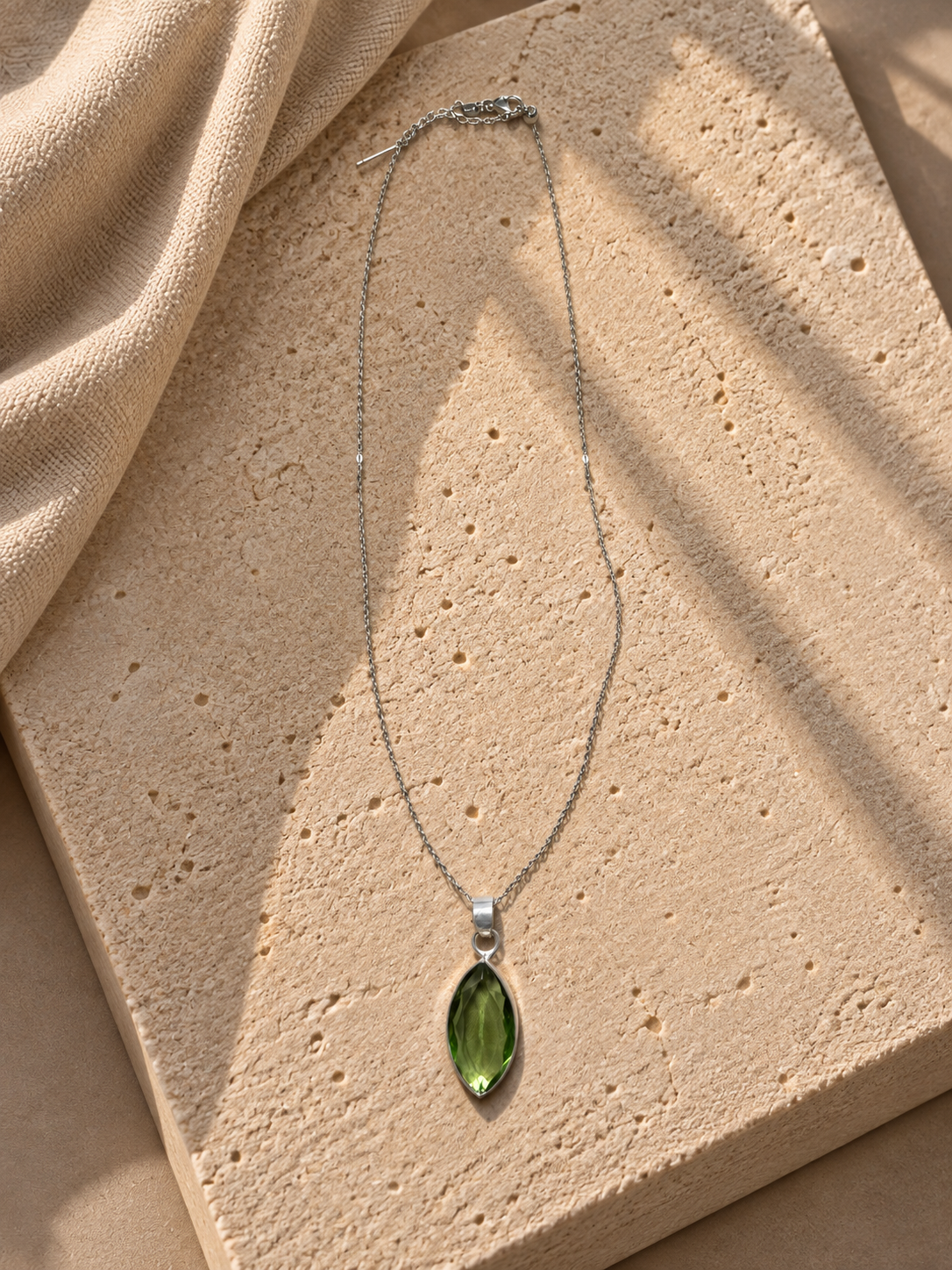 Collana Marquise Ametista Verde