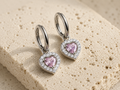 Orecchini Cuore Rosa