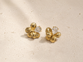 Orecchini Fiore con Zircone