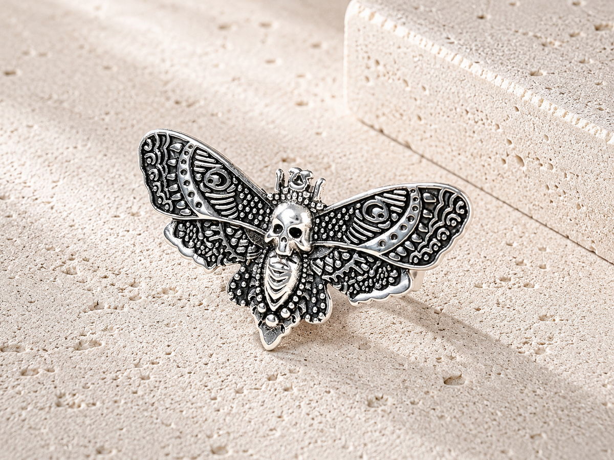 Anello Falena Teschio